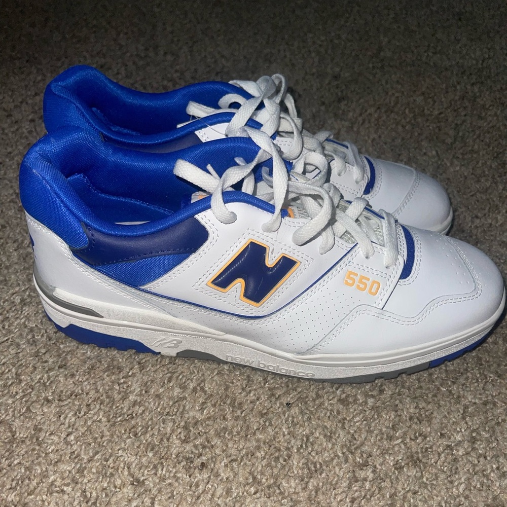 New Balance 550 ‘Lakers Pack’ Infinity Blue White Yellow size 12 BRAND NEW men
